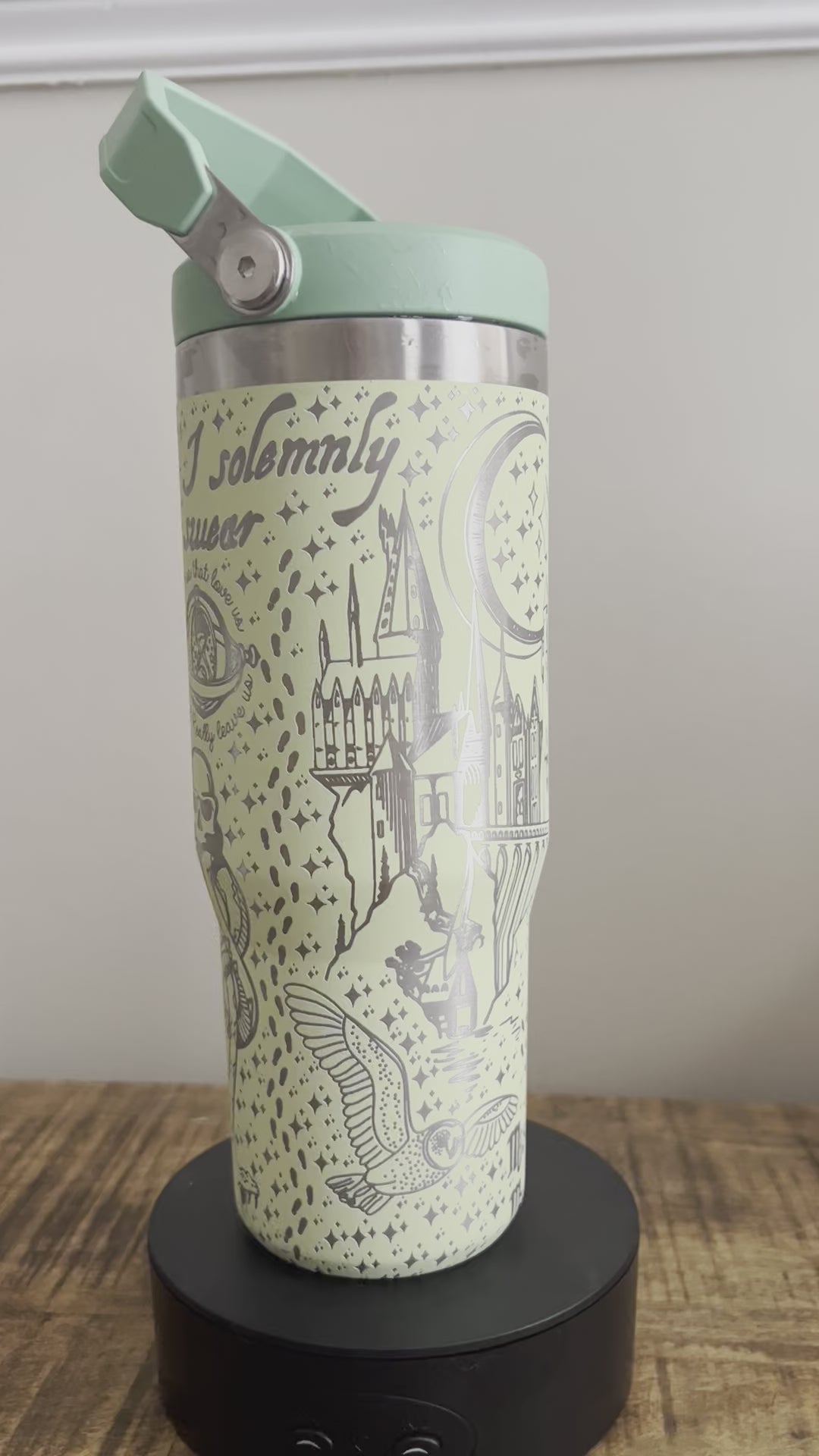 THE ICEFLOW FLIP STRAW TUMBLER fully engraved Harry Potter – One Tribe  Designs