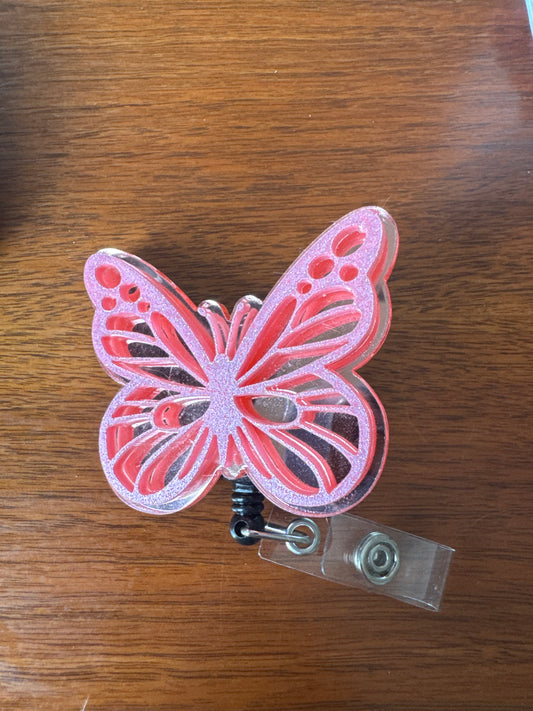 Butterfly badge