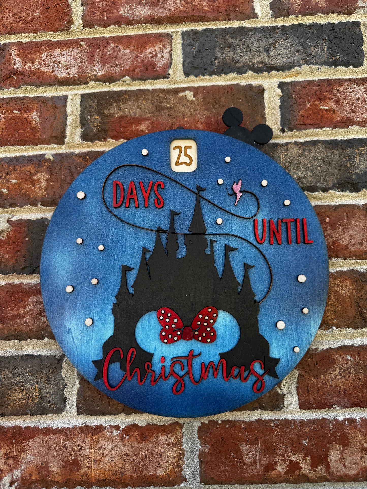 Christmas countdown sign