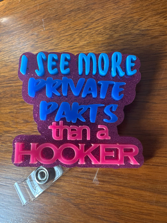 Private parts badge